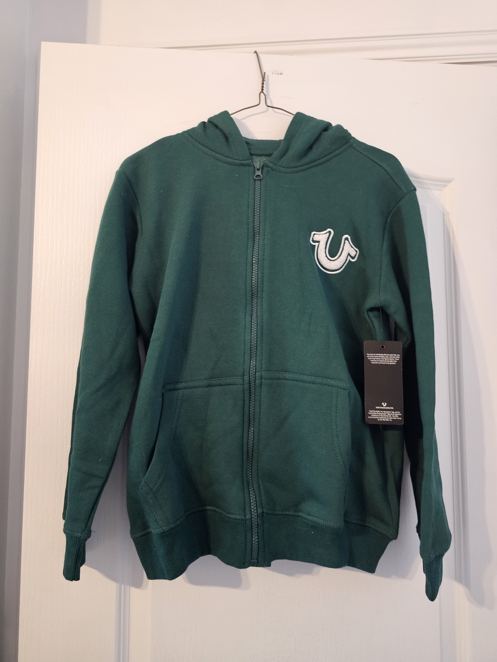 True Religion Kids' Green Zip-Up Hoodie